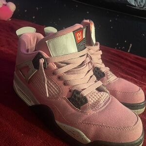 Jordan Pink and Black Women's Sneakers